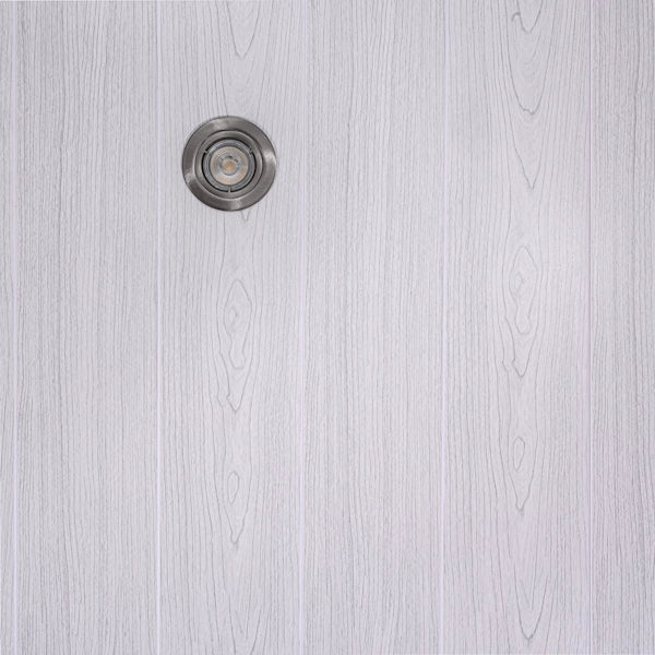 Ultra White Ash PVC Ceiling (Pack 4) - Satin 4m x 250mm