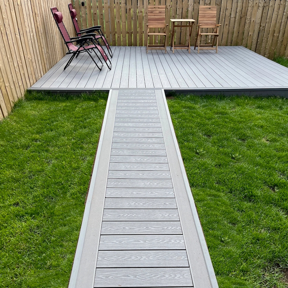 Deep Embossed DIY Decking Bundle 3.6m x 3.9m