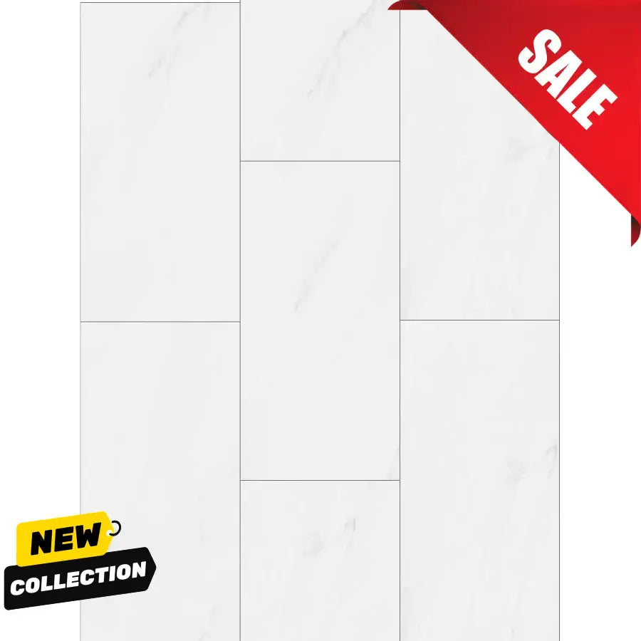 Rhino Lunar White Tile Spc Hyrdostone