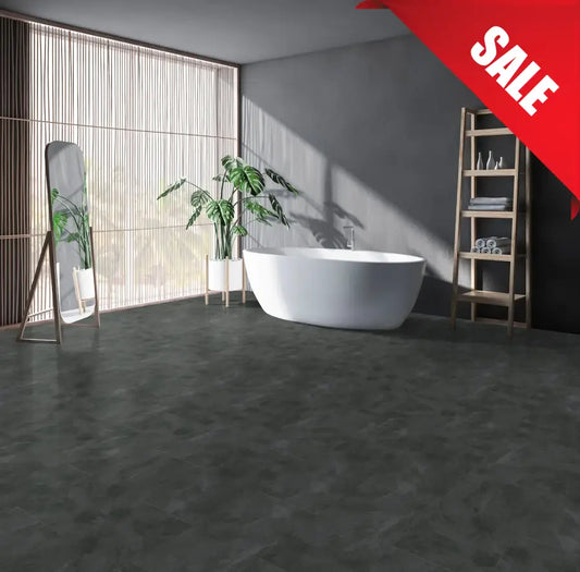 Rhino Cosmos Black Tile Spc Hyrdostone