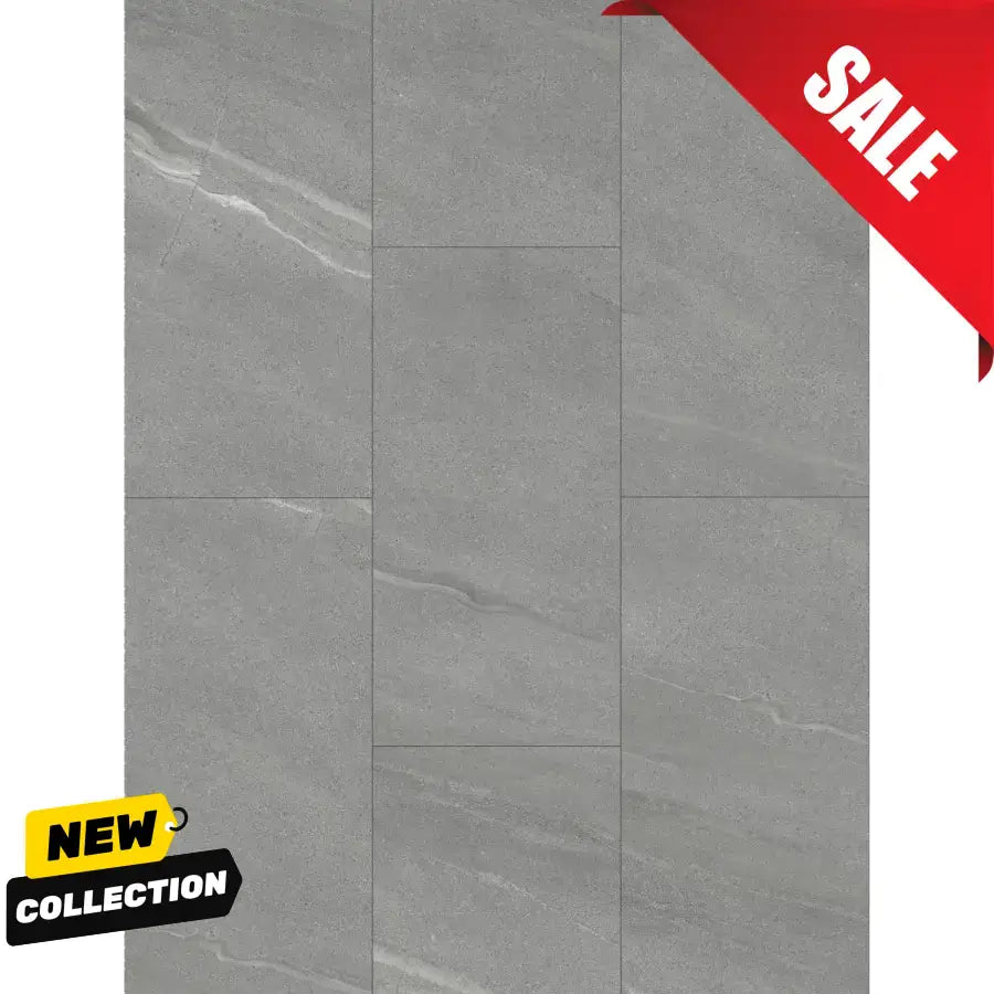 Rhino Nimbus Light Grey Tile Spc Hyrdostone