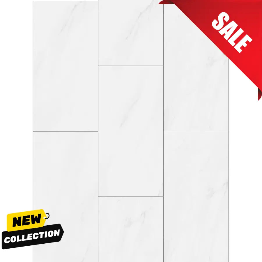 Rhino Lunar White Tile Spc Hyrdostone