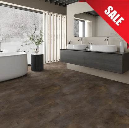 Rhino Oxide Brown Tile Spc Hyrdostone