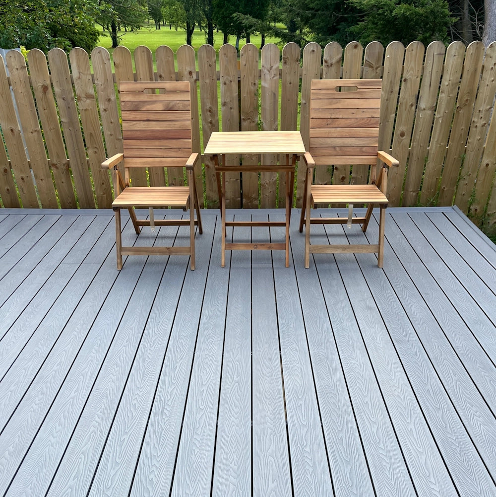 Deep Embossed DIY Decking Bundle 3.6m x 3.9m